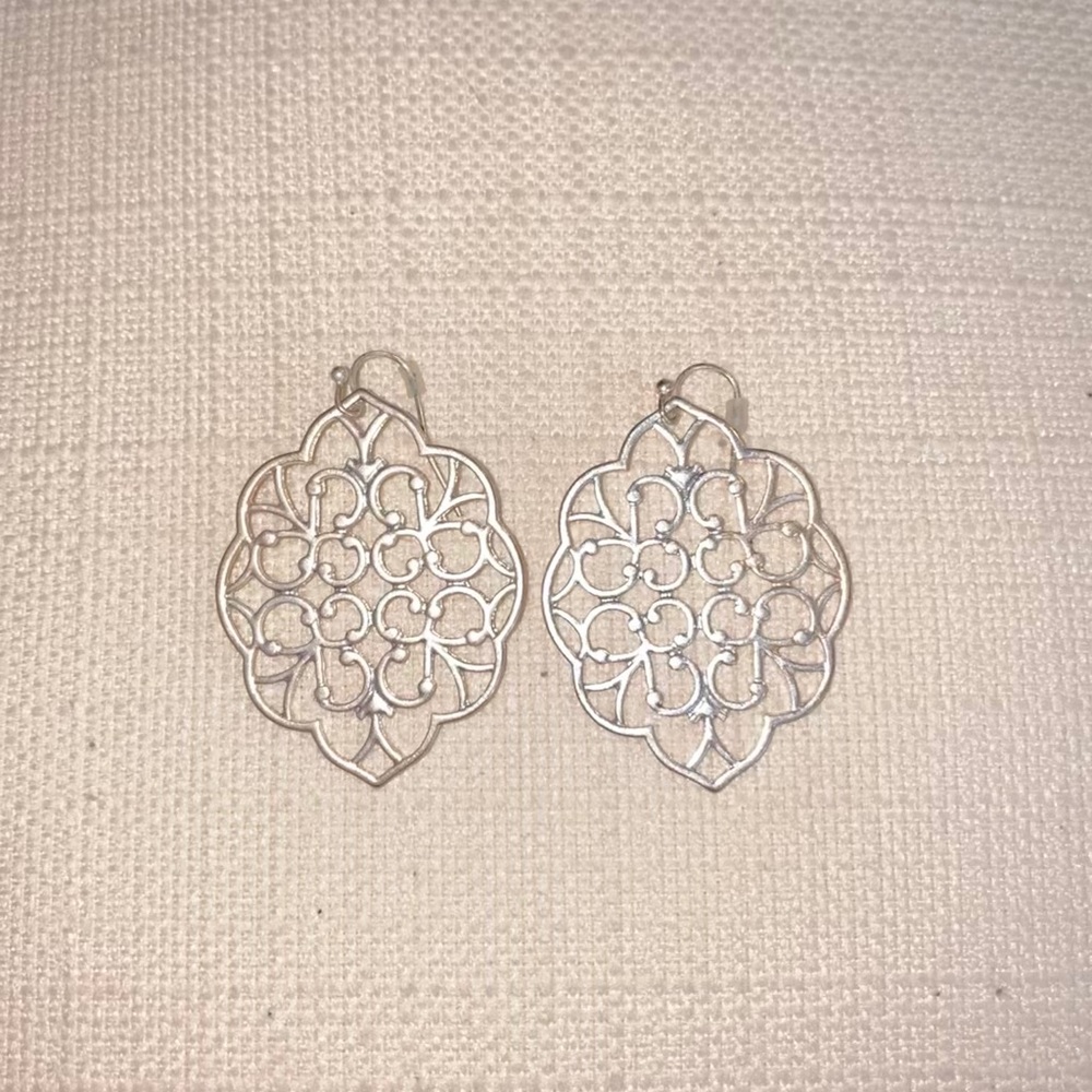 Sliver Dangle Earrings